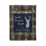 Scotstee Shop Tartan Plaid Christmas Fleece Blankets Clan Scott Brown Ancient Plaid Blanket