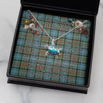 Sea Turtle Necklace To My Beautiful Soulmate Necklace In Your Eyes I Have Found My Home Clan Paisley Tartan Blue Turtle Necklace