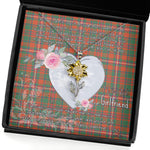 Valentine Necklace Gift for Girlfriend Sunflower Necklace Clan MacKinnon Ancient Tartan Sunflower Pendant Necklace Jewelry For Girlfriend