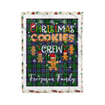 Products Personalized Gift Tartan Plaid Blanket Clan Ferguson of Balquhidder With Christmas Cookie Baking Crew Christmas Gift Blanket, Plaid Blanket, Christmas Fleece Blanket, Christmas Blanket, Tartan Blanket, Scottish Blanket, Scotland Blanket, Family Name Blanket, Custom Blanket, Personalized Blanket