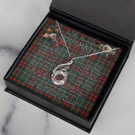 To My Beautiful Soulmate Necklace In Your Eyes I Have Found My Home Clan MacDiarmid Tartan Rising Phoenix Necklace