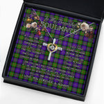 To My Beautiful Soulmate Necklace In Your Eyes I Have Found My Home Clan Cameron Tartan Cross Dancing Necklace