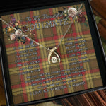 To My Beautiful Soulmate Necklace In Your Eyes I Have Found My Home Clan MacMillan Weathered Tartan Wishbone Dancing Necklace
