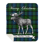 Scotstee Shop Plaid Tartan Blanket With Moose Clan MacKie Plaid Blanket, plaid blanket australia,plaid blanket canada,plaid christmas blanket,plaid fleece sherpa blanket,plaid sherpa blanket canada,plaid sherpa blanket lipstick,plaid sherpa blanket pink,plaid sherpa blanket queen