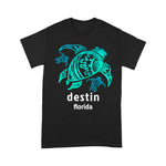 Sea Turtle Shirt Destin Florida Sea Blue Tribal Turtle Sea Turtle Shirt - Scotstee Shop