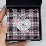 Rising Phoenix Necklace - Valentine Necklace Clan MacPherson Hunting Modern Tartan Gift for Girlfriend, Gift for My Wife Rising Phoenix Necklace