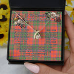 To My Beautiful Soulmate Necklace In Your Eyes I Have Found My Home Clan Grant Ancient Tartan Wishbone Dancing Necklace