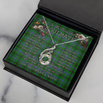 To My Beautiful Soulmate Necklace In Your Eyes I Have Found My Home Clan Henderson Ancient Tartan Rising Phoenix Necklace