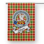 Scotstee Shop Gibson Clan Badge Tartan Flag Scottish Tartan House Flag,buffalo plaid garden flag,irish family crest flags,ns tartan flags,scottish clan flags,scottish clan flags uk,Scottish Tartan House Flag,Tartan Clan Flag,tartan day flag,Tartan Garden Flag