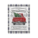 Tartan Blanket Vintage Red Truck with Christmas Tree Family Scottish Clan Hannay plaid blanket, red plaid blanket, buffalo plaid blanket, green plaid blanket, plaid fleece blanket, blue plaid blanket, red tartan blanket, tartan plaid blanket, black and white plaid blanket, , christmas plaid blanket, orange plaid blanket, tartan plaid throw blanket, pink plaid blanket, brown plaid blanket, buffalo check blanket