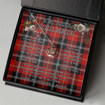 To My Beautiful Soulmate Necklace In Your Eyes I Have Found My Home Clan Marjoribanks Tartan Crown Pendant Necklace