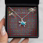 Sea Turtle Necklace To My Beautiful Soulmate Necklace In Your Eyes I Have Found My Home Clan Fotheringham Tartan Blue Turtle Necklace, Valentine Necklace Gift for Girlfriend Clan Mitchell Ancient Tartan Sunflower Pendant Necklace, Scottish Tartan Jewelry, valentine necklace, necklace girlfriend, necklace for wife, cute necklaces for girlfriend, jewelry for girlfriend, to my soulmate necklace, to my future wife necklace