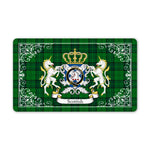 Doormat - Welcome Mat Scottish Dunbar Hunting Tartan Door Mat, Plaid Doormat
