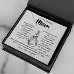 To My Amazing Mom Necklace From Son Little Boy You Taught Me Right Mom Birthday Gift For Her Mother's Day Phoenix Rising Necklace