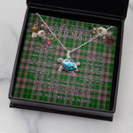 Sea Turtle Necklace To My Beautiful Soulmate Necklace In Your Eyes I Have Found My Home Clan Gray Tartan Blue Turtle Necklace