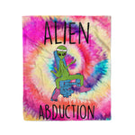 Scotstee Shop - Scotstee Shop Blanket Alien Abduction Rainbow Hippie Fleece Blanket