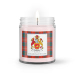 Soy Wax Candle - Buffalo Plaid Candle Chisholm Ancient Family Crest Tartan Plaid Soy Wax Candle, oil candle, candle handmade, wax candle, soy wax, nature wax, natural soy wax, natural soy candles, natural candle