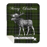 Scotstee Shop Plaid Tartan Blanket With Moose Clan MacLean Hunting Plaid Blanket, plaid blanket australia,plaid blanket canada,plaid christmas blanket,plaid fleece sherpa blanket,plaid sherpa blanket canada,plaid sherpa blanket lipstick,plaid sherpa blanket pink,plaid sherpa blanket queen
