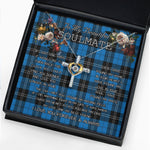 To My Beautiful Soulmate Necklace In Your Eyes I Have Found My Home Clan Ramsay Ancient Tartan Cross Dancing Necklace