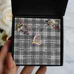 To My Beautiful Soulmate Necklace In Your Eyes I Have Found My Home Clan Sandilands Grey Tartan Forever Love Necklace