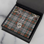 To My Beautiful Soulmate Necklace In Your Eyes I Have Found My Home Clan MacDuff Dress Ancient Tartan Rising Phoenix Necklace
