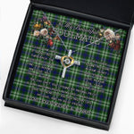 To My Beautiful Soulmate Necklace In Your Eyes I Have Found My Home Clan Blackadder Tartan Cross Dancing Necklace