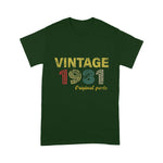 Vintage 1981 Cool 40 Year Old 40th Birthday Gift Birthday Shirt Funny 40th Birthday T Shirts - Scotstee Shop