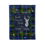 Scotstee Shop Tartan Plaid Christmas Fleece Blankets Clan Smith Modern Plaid Blanket