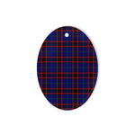 Wedderburn Tartan Oval Ornaments, Christmas Tree Ornament, Plaid Christmas Ornaments, Ceramic Oval Christmas Tree Decoration, Tartan Oval Ornaments, Christmas Tree Ornament, Plaid Christmas Ornaments, Ceramic Oval Christmas Tree Decoration