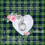 Rising Phoenix Necklace - Valentine Necklace Clan Blackadder Tartan Gift for Girlfriend, Gift for My Wife Rising Phoenix Necklace