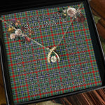 To My Beautiful Soulmate Necklace In Your Eyes I Have Found My Home Clan Bisset Tartan Wishbone Dancing Necklace