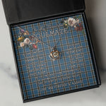 To My Beautiful Soulmate Necklace In Your Eyes I Have Found My Home Clan Thomson Dress Tartan Crown Pendant Necklace