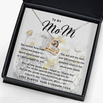 To My Mom Necklace Greatest Mom Mother's Day Gift Necklace Forever Love Necklace