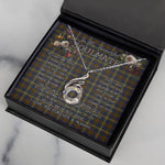 To My Beautiful Soulmate Necklace In Your Eyes I Have Found My Home Clan Fraser Hunting Tartan Rising Phoenix Necklace