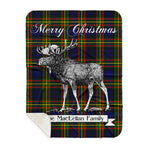 Scotstee Shop Plaid Tartan Blanket With Moose Clan MacLellan Modern Plaid Blanket, plaid blanket australia,plaid blanket canada,plaid christmas blanket,plaid fleece sherpa blanket,plaid sherpa blanket canada,plaid sherpa blanket lipstick,plaid sherpa blanket pink,plaid sherpa blanket queen