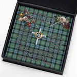 To My Beautiful Soulmate Necklace In Your Eyes I Have Found My Home Clan Melville Hunting Tartan Cross Dancing Necklace