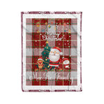 Personalized Gift Tartan Plaid Blanket Clan MacFie With Funny Santa Snowman Reindeer Merry Christmas Fleece Blanket, Home Living Room, Plaid Blanket, Tartan Blanket, Scottish Blanket, Buffalo fleece blanket, Christmas Blanket