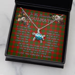 Sea Turtle Necklace To My Beautiful Soulmate Necklace In Your Eyes I Have Found My Home Clan Cheyne Tartan Blue Turtle Necklace