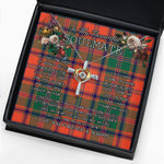 To My Beautiful Soulmate Necklace In Your Eyes I Have Found My Home Clan Stewart of Appin Ancient Tartan Cross Dancing Necklace