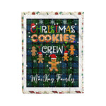 Personalized Gift Tartan Plaid Blanket Clan MacKay With Christmas Cookie Baking Crew Christmas Gift Blanket, Plaid Blanket, Christmas Fleece Blanket, Christmas Blanket, Tartan Blanket, Scottish Blanket, Scotland Blanket, Family Name Blanket, Custom Blanket, Personalized Blanket