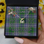 To My Beautiful Soulmate Necklace In Your Eyes I Have Found My Home Clan Wishart Hunting Tartan Wishbone Dancing Necklace