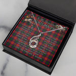 To My Beautiful Soulmate Necklace In Your Eyes I Have Found My Home Clan Charteris Tartan Rising Phoenix Necklace