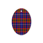 Trotter Tartan Oval Ornaments, Christmas Tree Ornament, Plaid Christmas Ornaments, Ceramic Oval Christmas Tree Decoration, Tartan Oval Ornaments, Christmas Tree Ornament, Plaid Christmas Ornaments, Ceramic Oval Christmas Tree Decoration