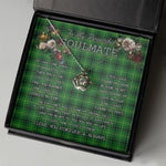 To My Beautiful Soulmate Necklace In Your Eyes I Have Found My Home Clan Arthur Tartan Crown Pendant Necklace