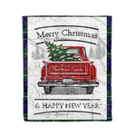Tartan Blanket Vintage Red Truck with Christmas Tree Family Scottish Clan Meldrum plaid blanket, red plaid blanket, buffalo plaid blanket, green plaid blanket, plaid fleece blanket, blue plaid blanket, red tartan blanket, tartan plaid blanket, black and white plaid blanket, , christmas plaid blanket, orange plaid blanket, tartan plaid throw blanket, pink plaid blanket, brown plaid blanket, buffalo check blanket