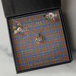 To My Beautiful Soulmate Necklace In Your Eyes I Have Found My Home Clan Bethune Tartan Crown Pendant Necklace