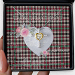 Gift For My Beautiful Girlfriend Necklace Valentine Necklace Clan Borthwick Ancient Tartan Cross Dancing Necklace Scottish Tartan Jewelry