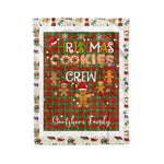 Products Personalized Gift Tartan Plaid Blanket Clan Gartshore With Christmas Cookie Baking Crew Christmas Gift Blanket, Plaid Blanket, Christmas Fleece Blanket, Christmas Blanket, Tartan Blanket, Scottish Blanket, Scotland Blanket, Family Name Blanket, Custom Blanket, Personalized Blanket
