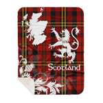 Sherpa Blanket - Tartan Blanket Thistle and Lion Scottish Clan Davis Plaid Blanket, plaid sherpa blanket queen,purple sherpa blanket,queen sherpa blanket,queen size sherpa blanket,red sherpa blanket,scottish tartan blankets,sherpa blanket,sherpa christmas blanket