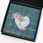 Gift For My Beautiful Girlfriend Necklace Valentine Necklace Clan MacIntyre Hunting Ancient Tartan Cross Dancing Necklace Scottish Tartan Jewelry